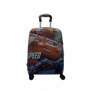Cars Speed Central 20-Inch Kids Trolley Bag – Lightweight Fiber Travel Luggage