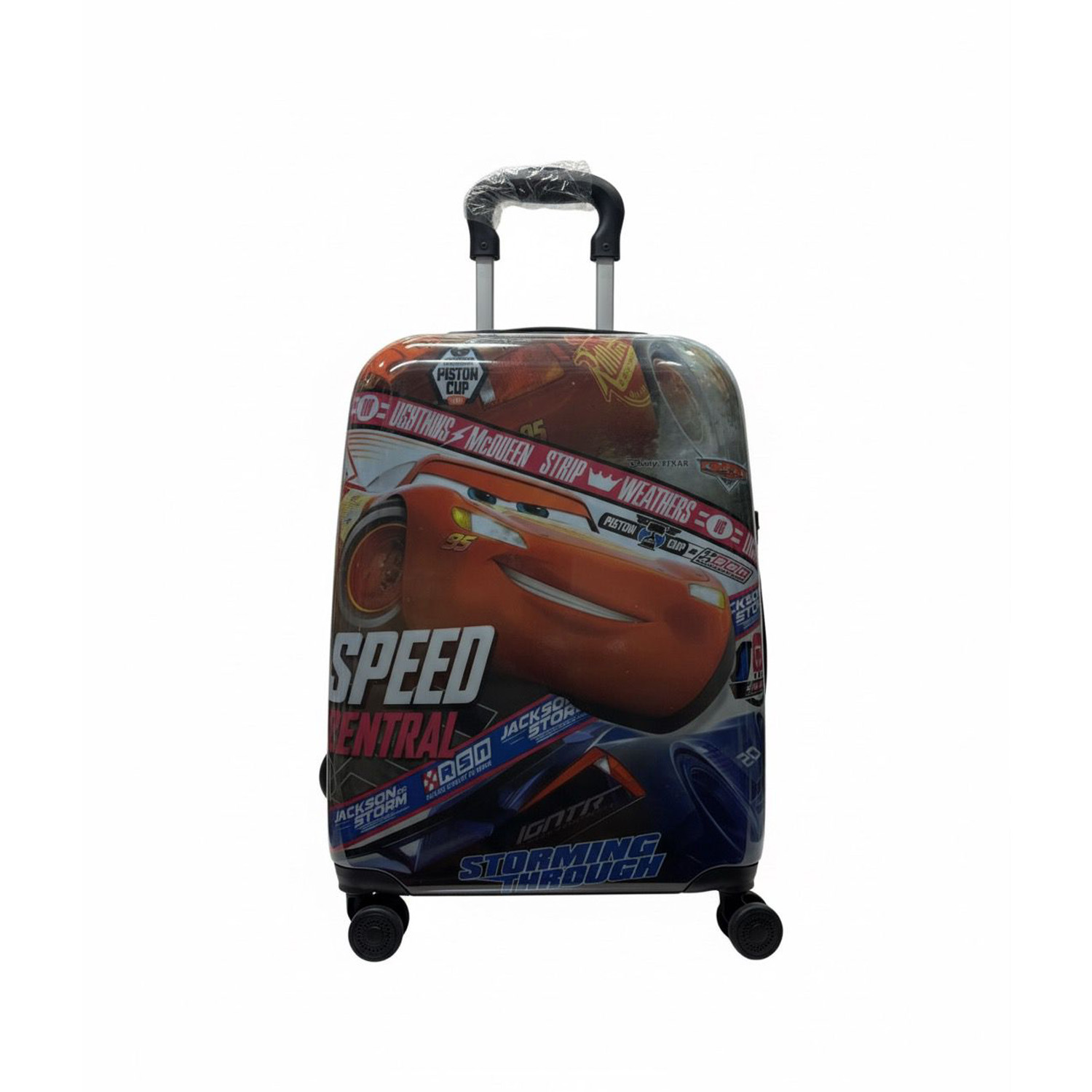 Cars Speed Central 20-Inch Kids Trolley Bag – Lightweight Fiber Travel Luggage
