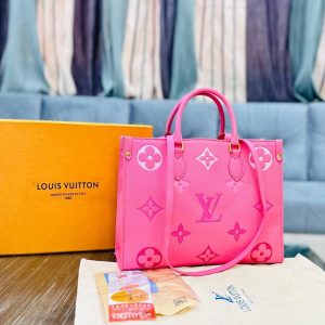 Louis Vuitton Bicolour Monogram Empreinte Leather Tote Bag