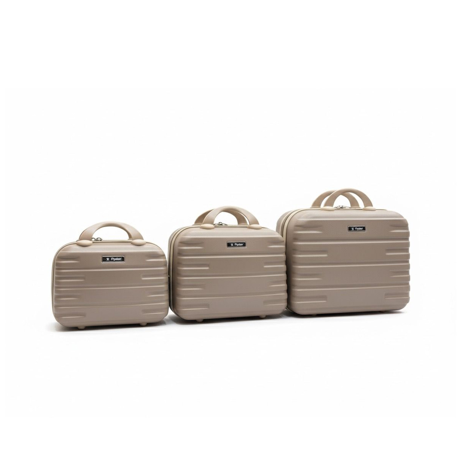 Premium Hard Shell Cosmetic & Travel Case Set (3 Pcs)