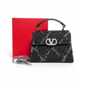 Valentino Garavani Mini VSling rhinestone-embellished Handbag