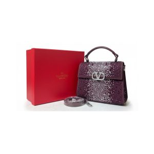 Vsling Mini Handbag With Sparkling Embroidery