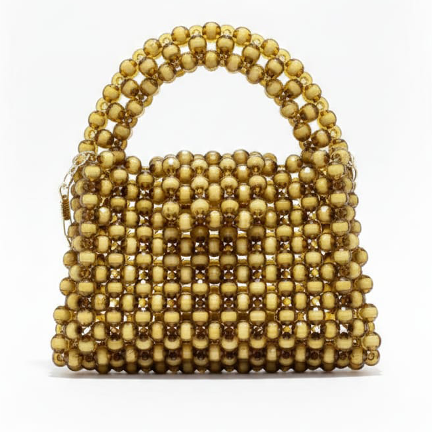 Handcrafted Beaded Mini Handbag for Kids – Elegant Party & Evening Purse - Image 2