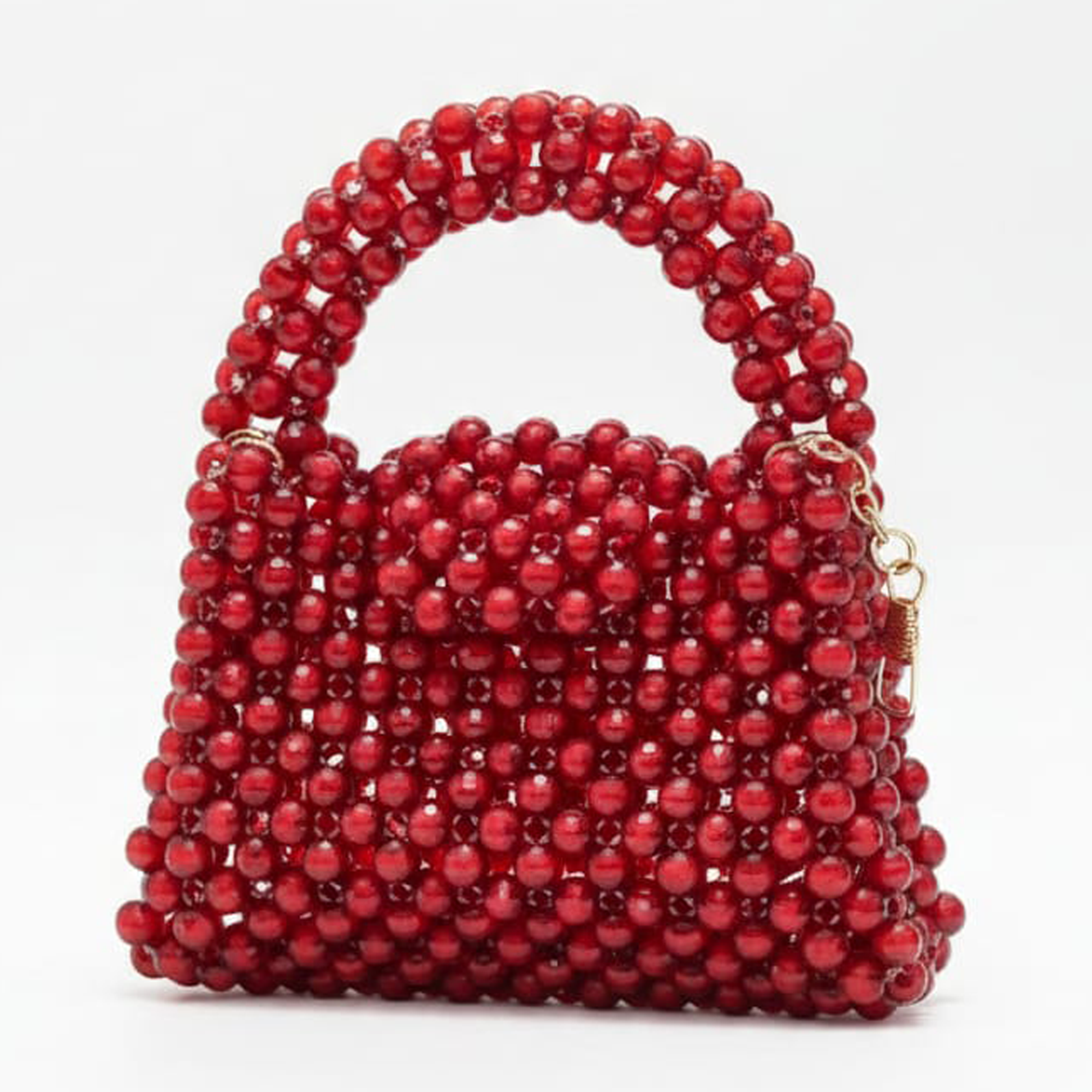 Handcrafted Beaded Mini Handbag for Kids – Elegant Party & Evening Purse