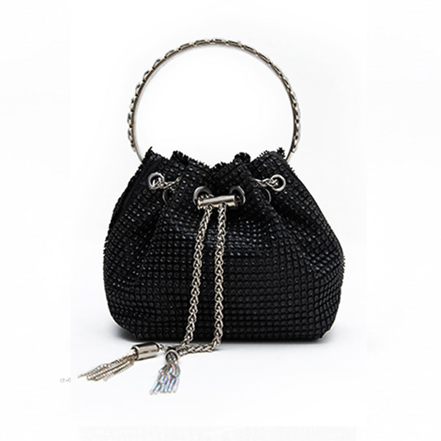 Regular Hobo Rhinestone Potli Bag for Ladies - Image 3
