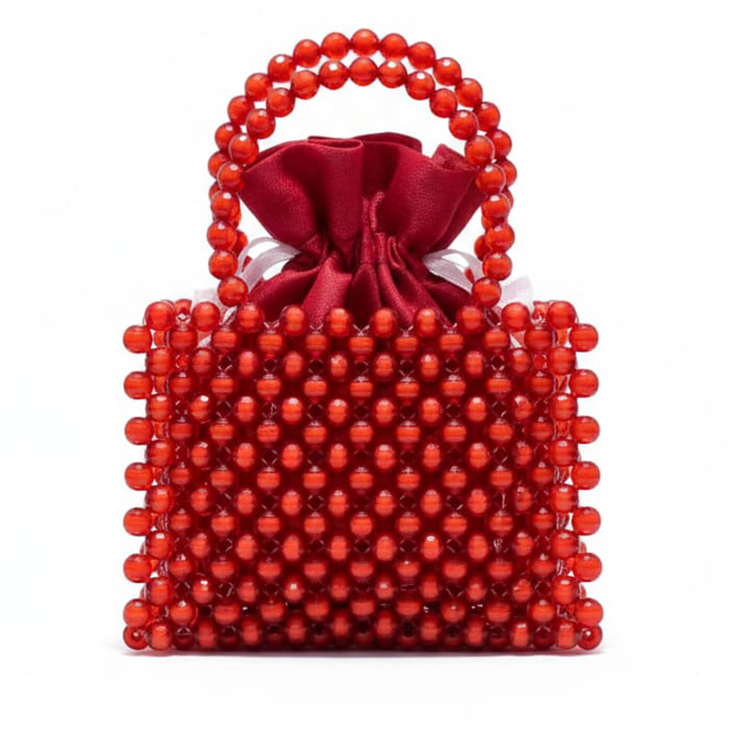 Handmade Beaded Mini Handbag for Kids – Elegant Party & Evening Purse - Image 2