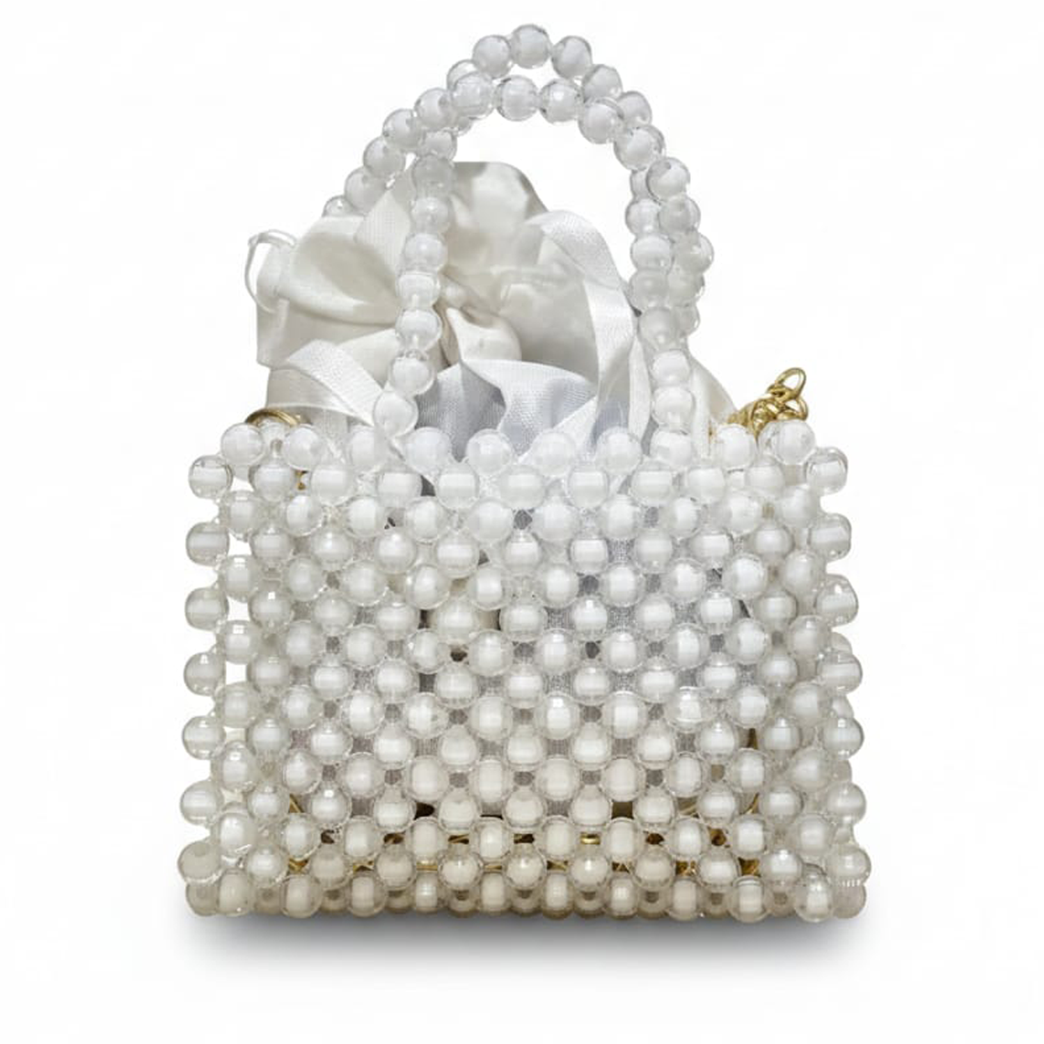 Handmade Beaded Mini Handbag for Kids – Elegant Party & Evening Purse - Image 3